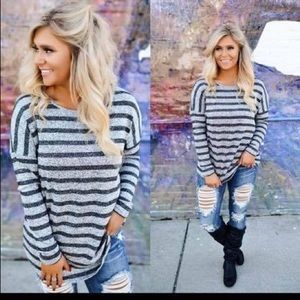 Black and gray shirt